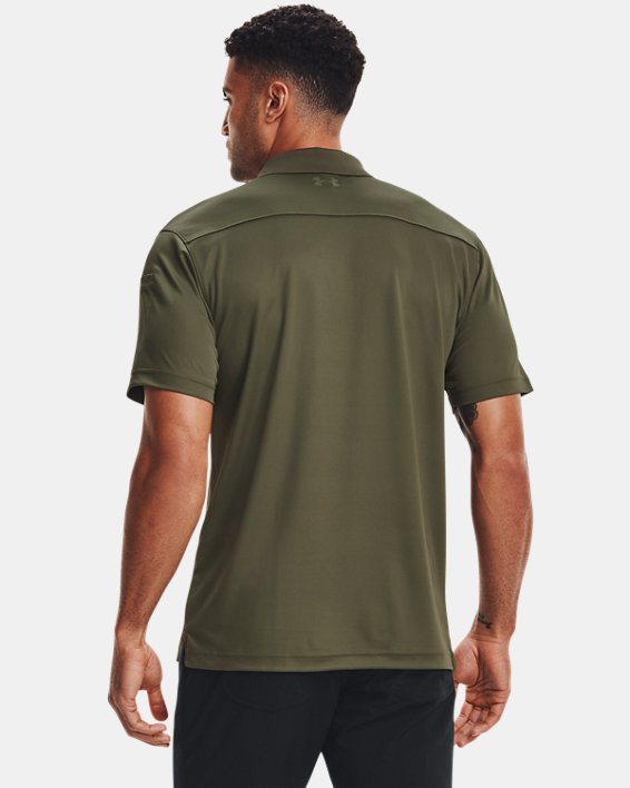 Polo Performance UA Tactical 2.0 pour homme, Green, pdpMainDesktop image number 1